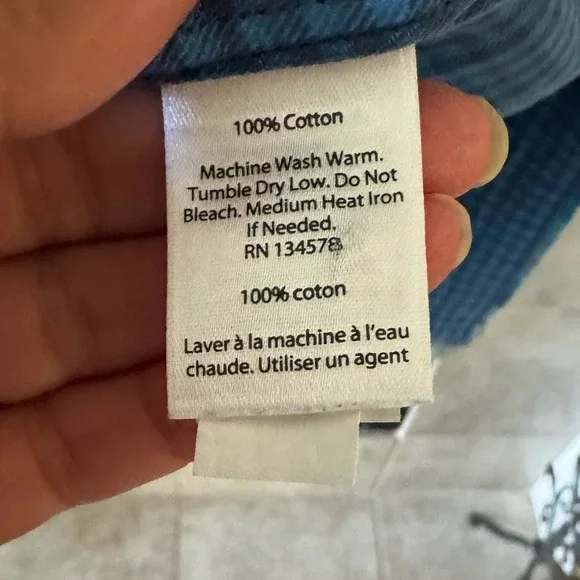 VINEYARD VINES Slim Fit Tucker Shirt Long Sleeve Button Down Blue Plaid- Large - Picture 4 of 12